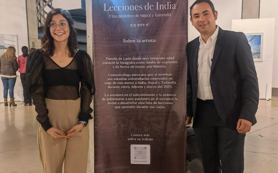 El Gómez Morin presenta la exposición Lecciones de la India