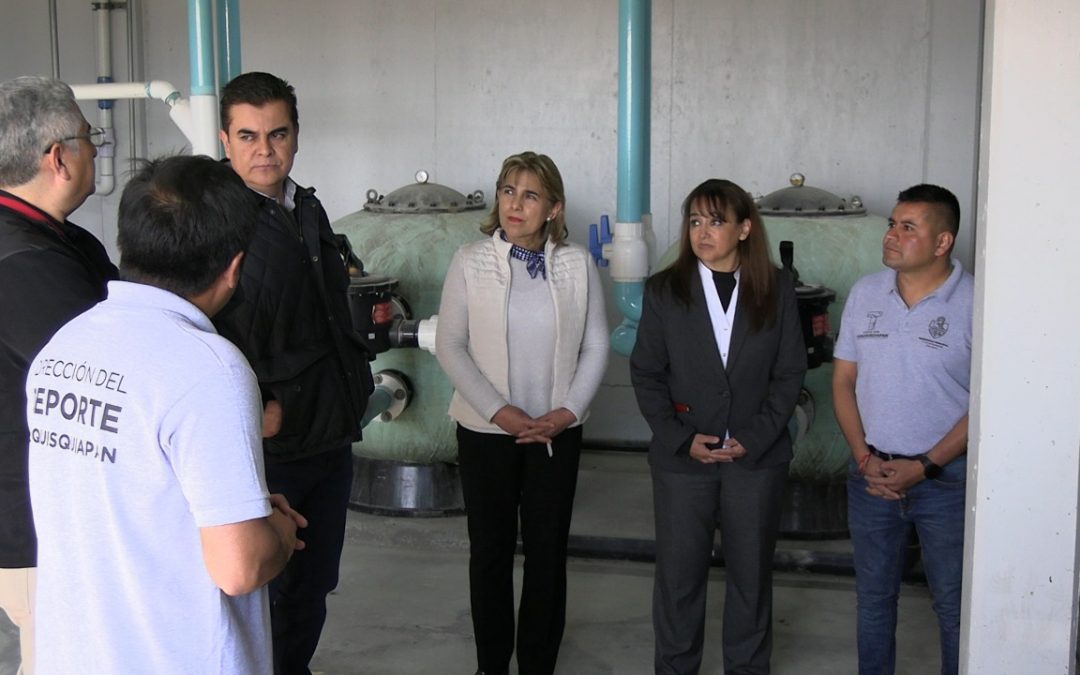 INDEREQ apoya en la rehabilitación de alberca en Tequisquiapan
