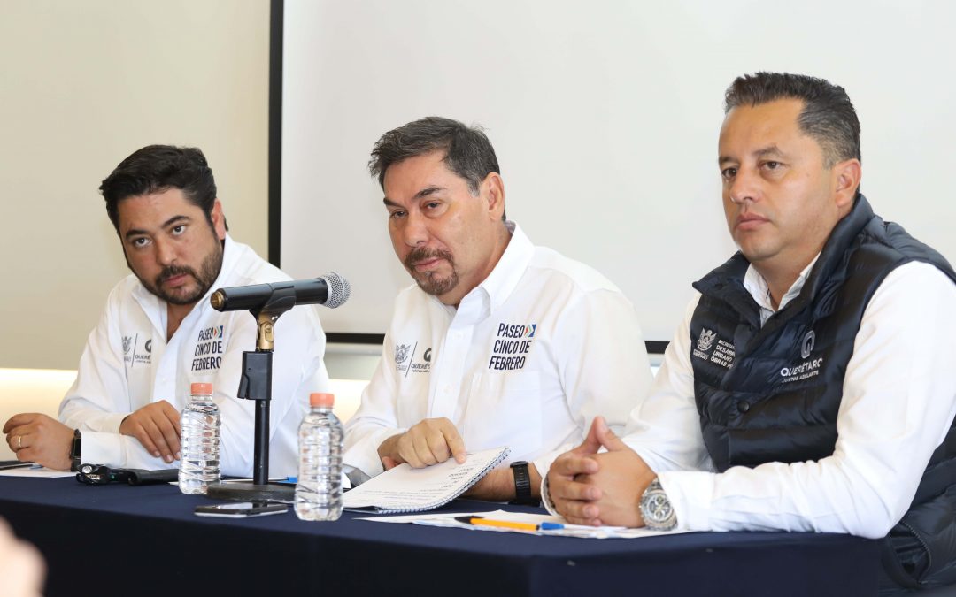 Paseo 5 de Febrero presenta 20% de avance: SDUOP