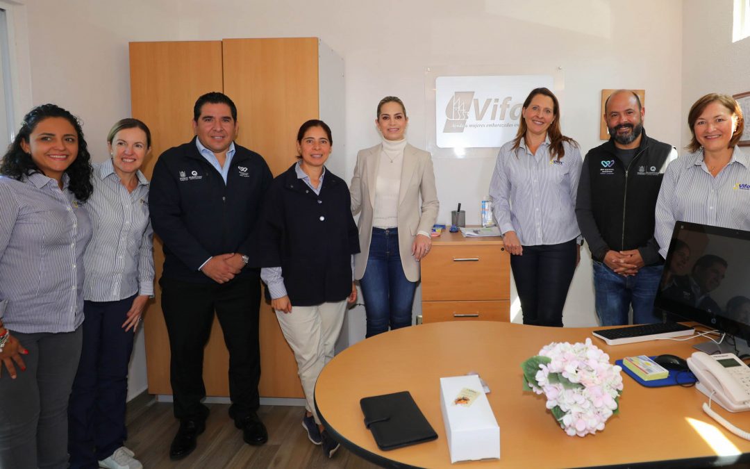 Visita Presidenta del DIF Estatal instalaciones de VIFAC