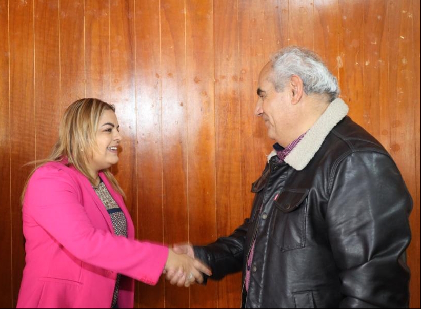 Lupita Ramírez Plaza se reúne con el Ing. Benito Olvera Titular de la SADER en Querétaro.
