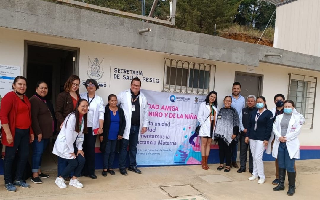 Obtiene Centro de Salud Santa Águeda nominación de Unidad Amiga del Niño y la Niña