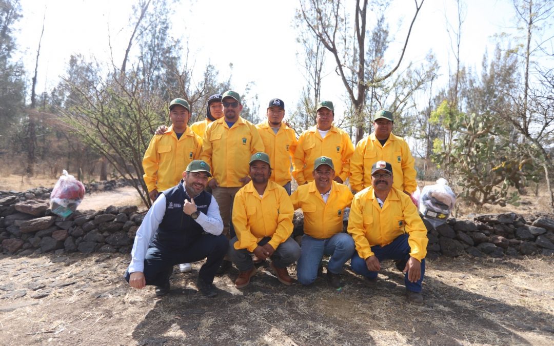 Equipan SEDEA y SEDESU a brigadas de combate a incendios forestales