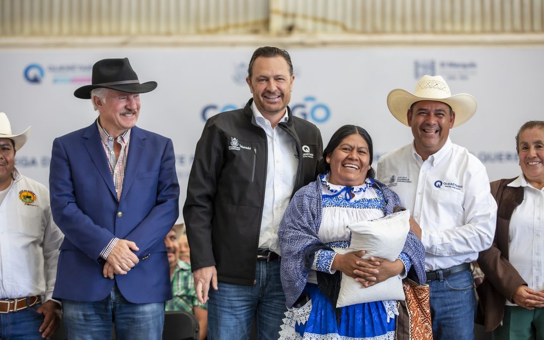 Arranca Mauricio Kuri entrega de apoyos a productores del campo afectados por la sequía