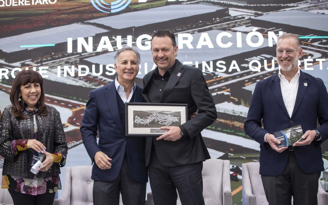 Inaugura Mauricio Kuri parque industrial FINSA Querétaro III
