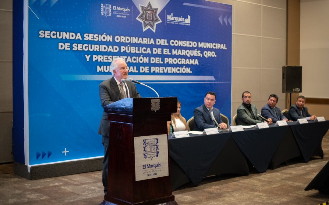 Encabeza Enrique Vega Segunda Sesión Ordinaria de Seguridad Pública