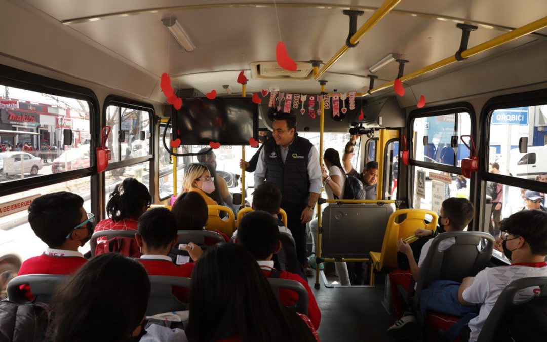 Supervisa Luis Nava la operación del Transporte Escolar Gratuito