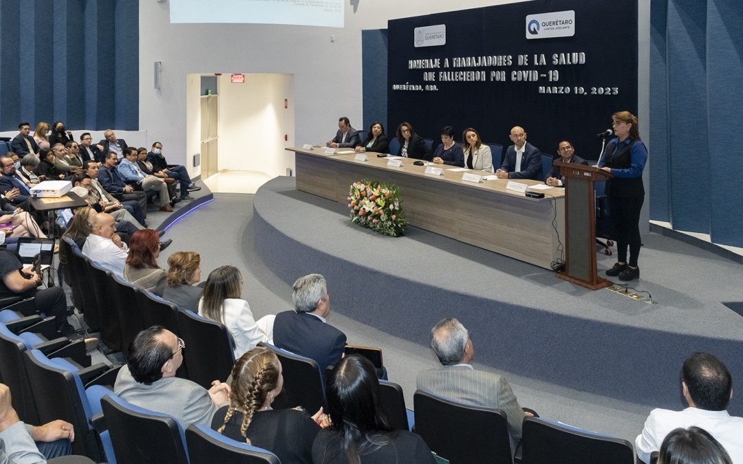 Rinden homenaje a las y los trabajadores de la salud que fallecieron por COVID-19