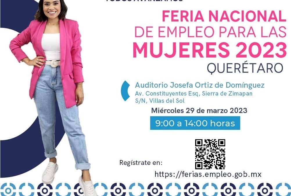 Alista ST Feria Nacional de Empleo para Mujeres en la capital