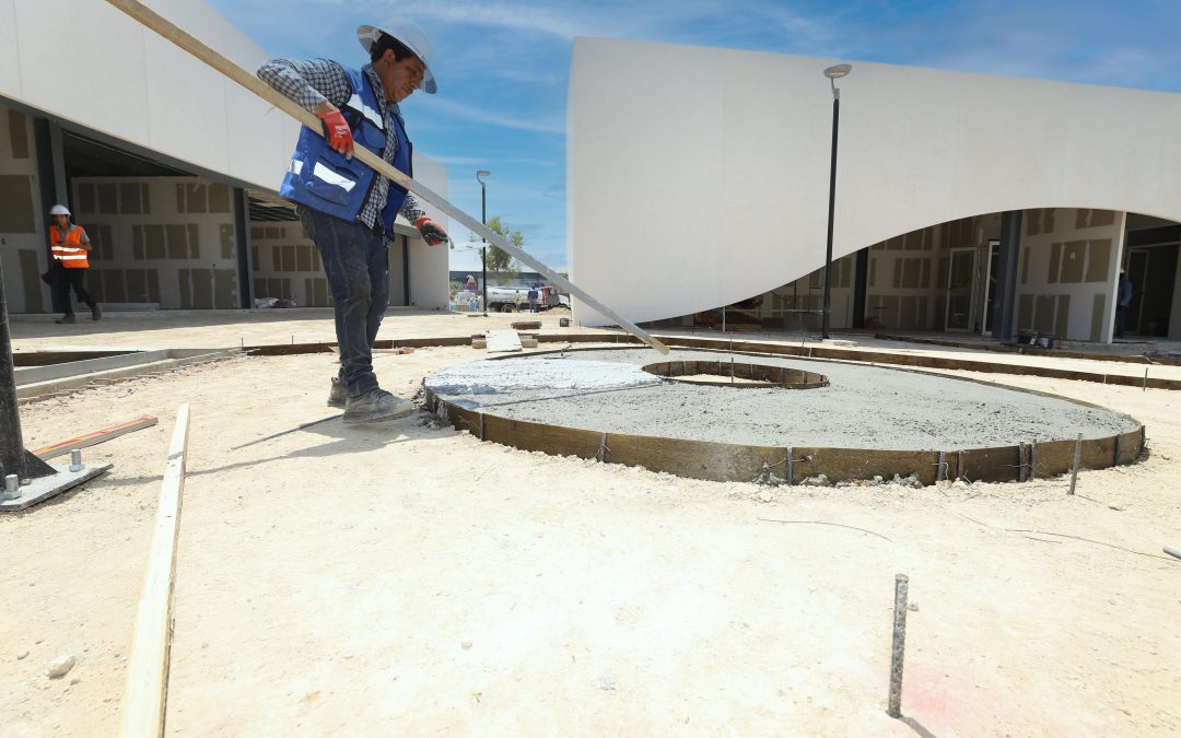 Reporta SDUOP avance del 85% en Centro Plan Vida de San Juan del Río