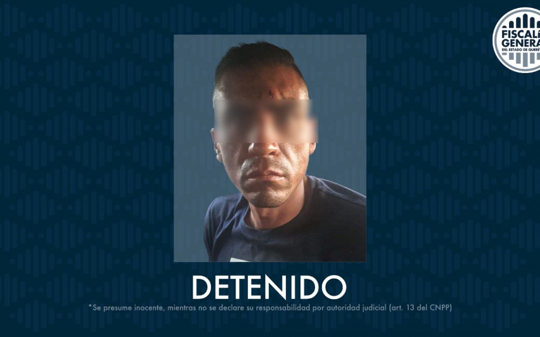 Detenido agresor de mujer en la capital del estado