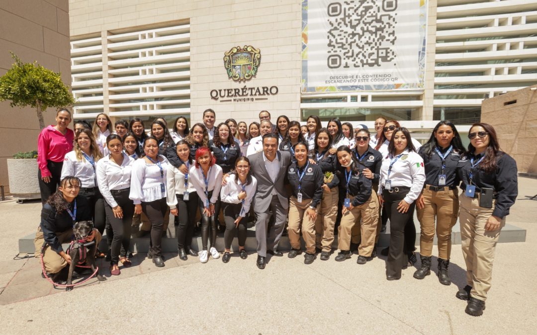 Trabajadoras de Protección Civil Municipal, ejemplo de lo que hace grandes a las mujeres queretanas: Luis Nava