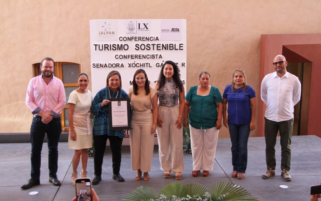 La Diputada Leticia Rubio encabezó en Jalpan de Serra Conferencia sobre “Turismo Sostenible”, junto con la Senadora Xóchitl Gálvez