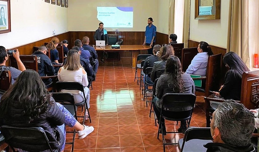 Capacita SESA en Primeros Auxilios Psicológicos a trabajadores de Huimilpan