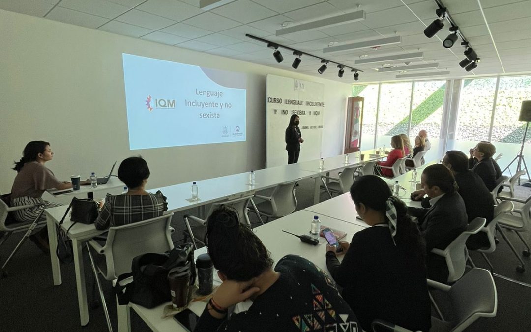 Imparte IQM curso de lenguaje incluyente a personal de la Legislatura Local