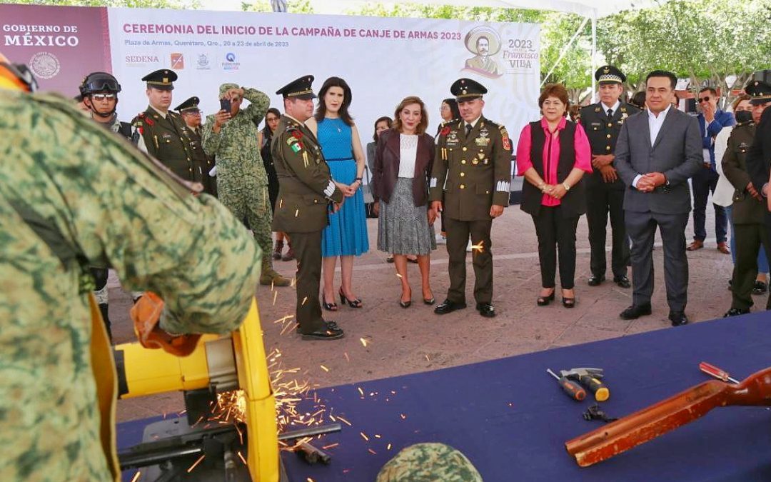Inicia en Querétaro la campaña de Canje de Armas 2023