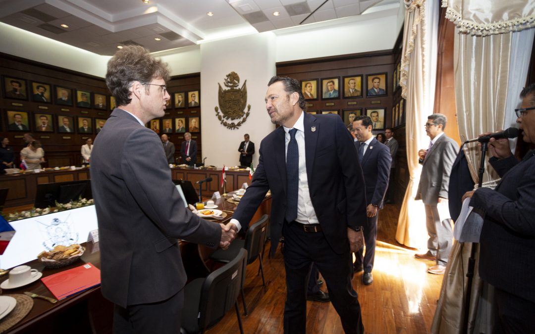 Estrecha Gobernador lazos bilaterales con embajadores de la Unión Europea