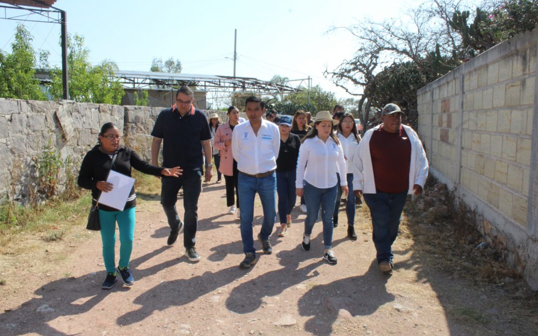 Apoya el diputado Guillermo Vega a familias afectadas por granizada en La Purísima, Pedro Escobedo