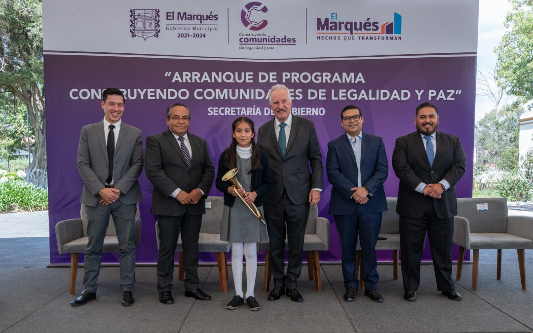 Municipio de El Marqués pone en marcha el programa Construyendo Comunidades de Legalidad y Paz