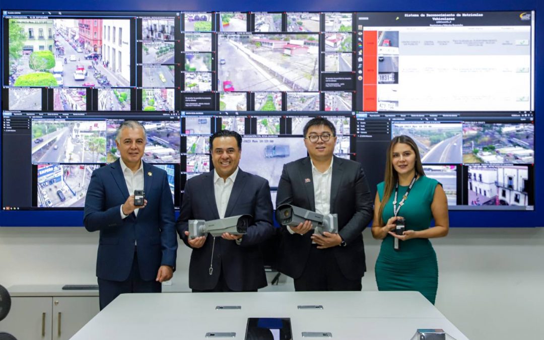 Municipio de Querétaro y Hikvision México firman convenio de colaboración para la donación de equipos de video vigilancia a la SSPMQ