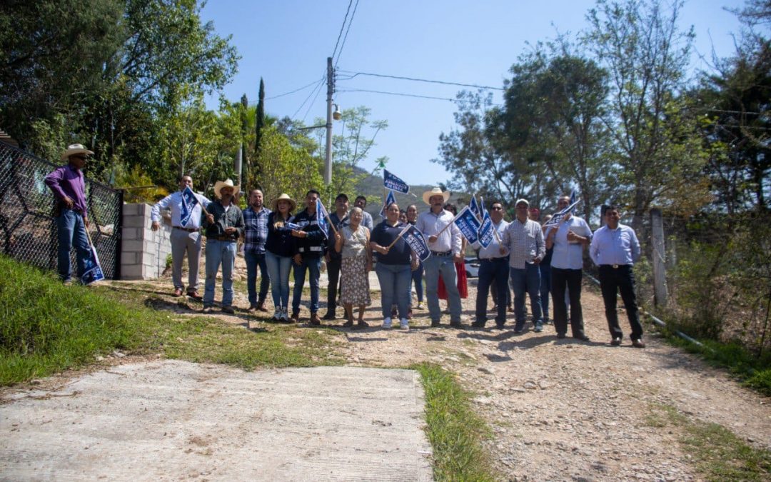 Alcaldesa Marina Ponce impulsa la pavimentación en Buena Vista