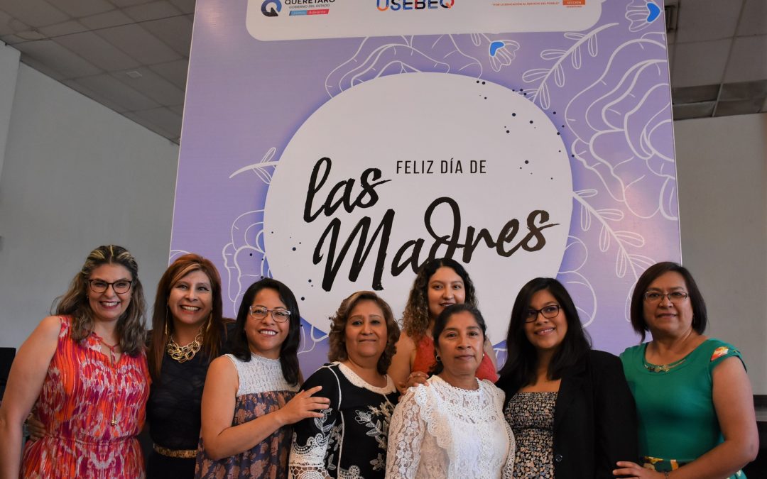 Reconoce USEBEQ a mamás trabajadoras de la educación