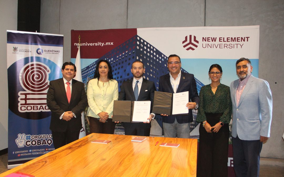 Unen esfuerzos COBAQ y New Element University