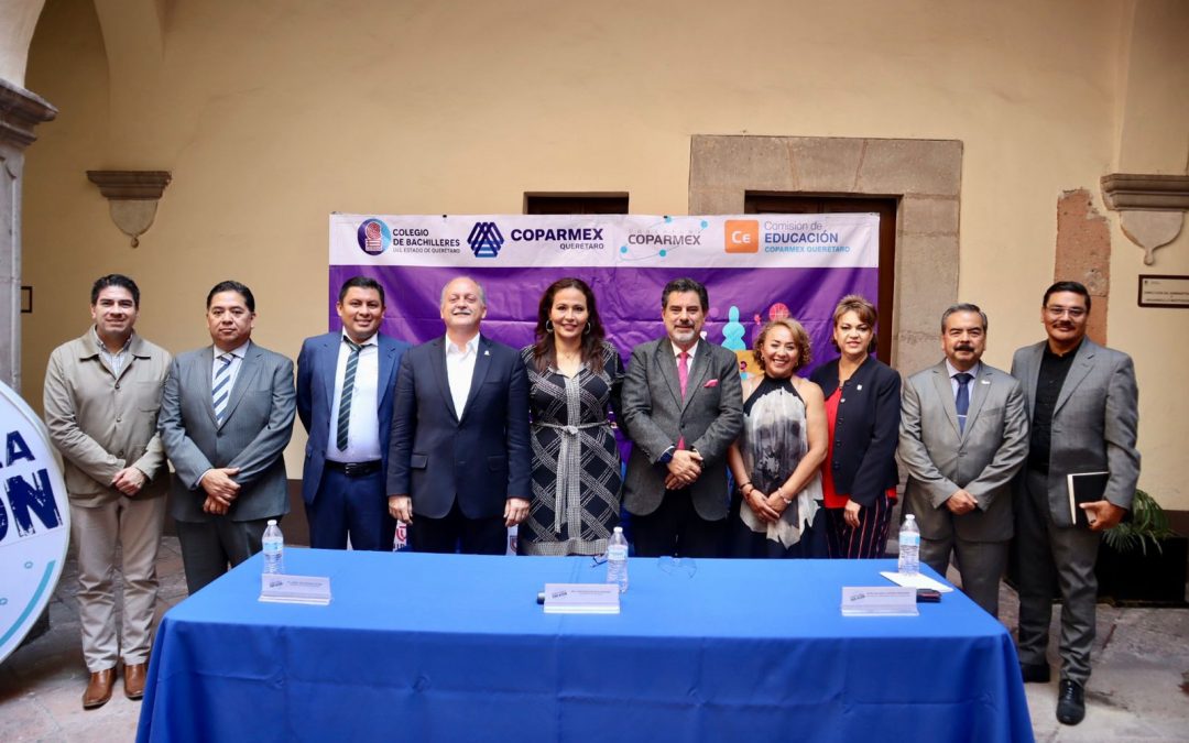 Buscan SEDEQ y COPARMEX incrementar la retención escolar