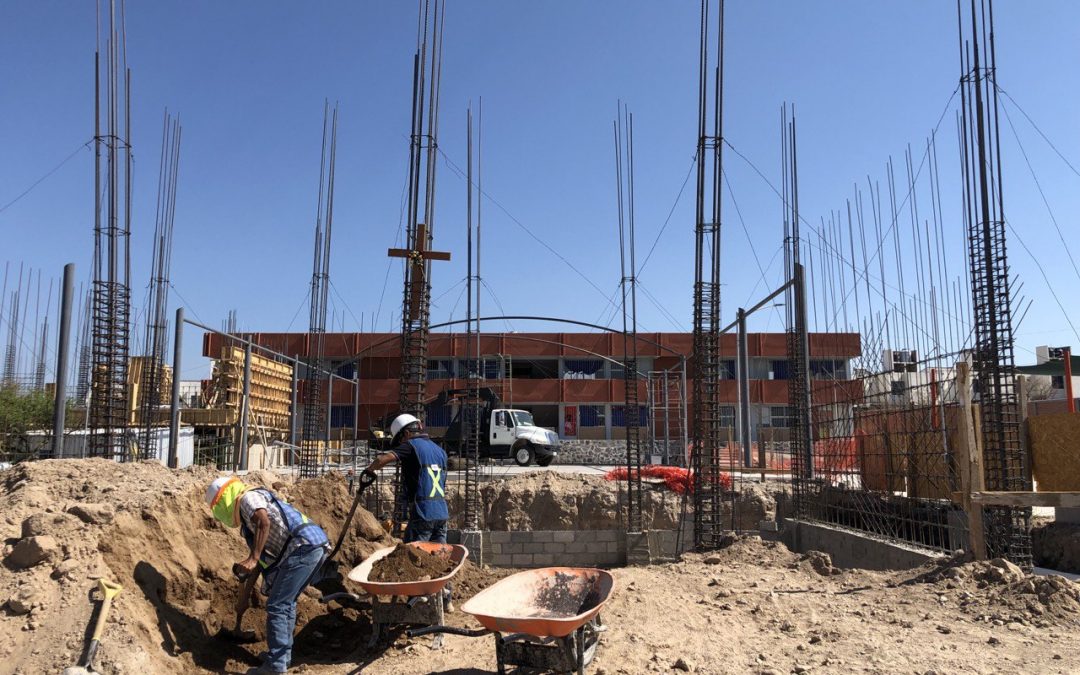 Obra en Primaria Rogelio Garfias Ruiz registra avance del 30 por ciento