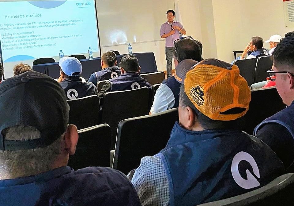 Capacita SESA en Primeros Auxilios Psicológicos a operadores de Transporte Escolar