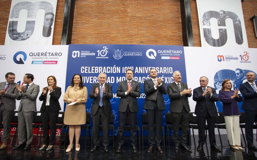 Asiste Gobernador al Décimo Aniversario de la Universidad Mondragón México