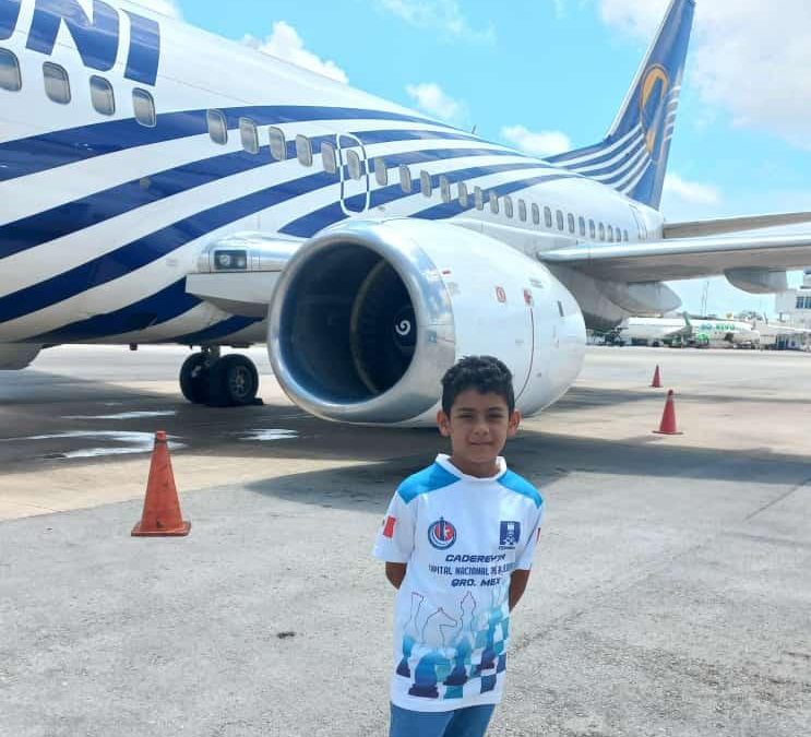 Compite en Cuba, ajedrecista queretano de 10 años de edad