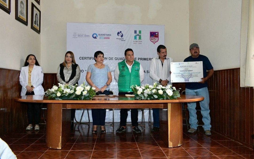 Certifica SESA a Guadalupe Primero como Comunidad Promotora de la Salud