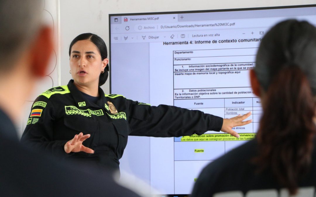 Inicia segundo ciclo de capacitación impartido por la Policía Nacional de Colombia