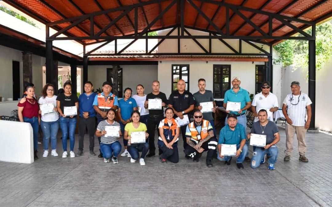 Concluye exitosamente el curso de capacitación en primeros auxilios