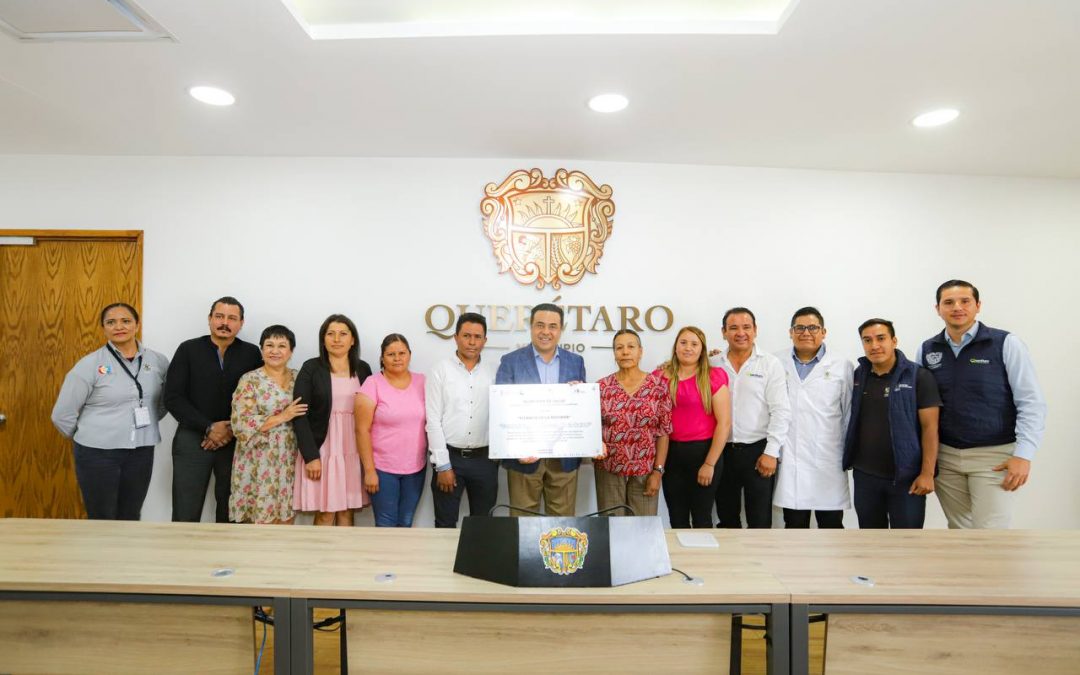 Estancia de la Rochera fue certificada como Comunidad Promotora de la Salud