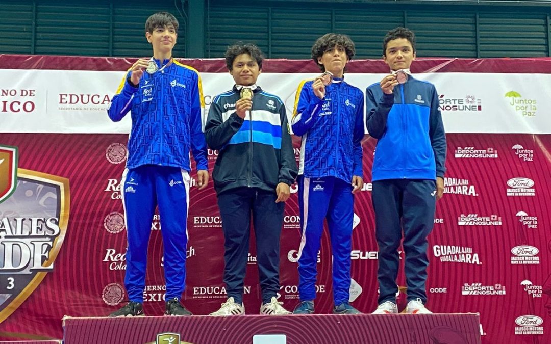 Obtiene Querétaro ocho medallas en esgrima a nivel nacional