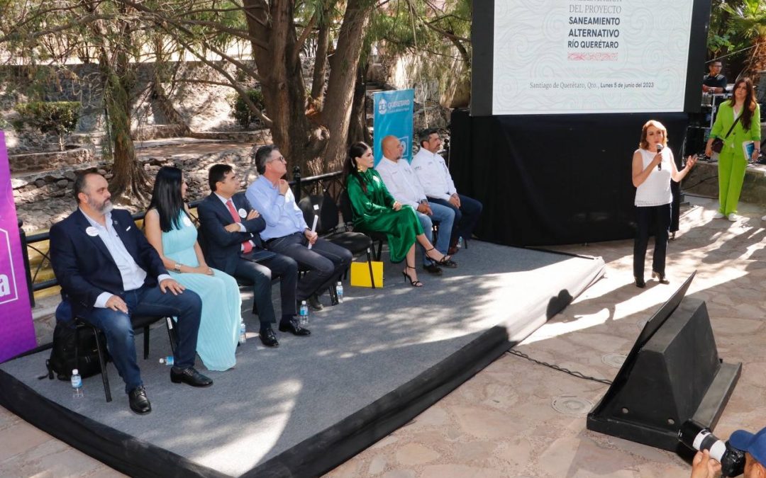 Presentan autoridades Proyecto de Saneamiento del Río Querétaro