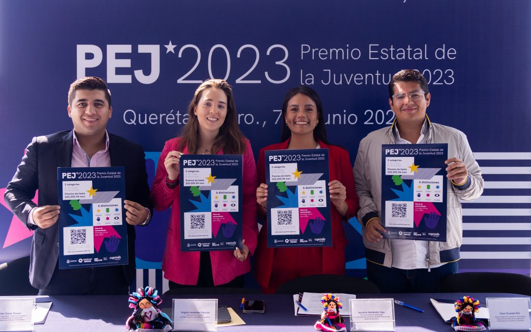 Convoca SEJUVE a participar en el Premio Estatal de la Juventud 2023
