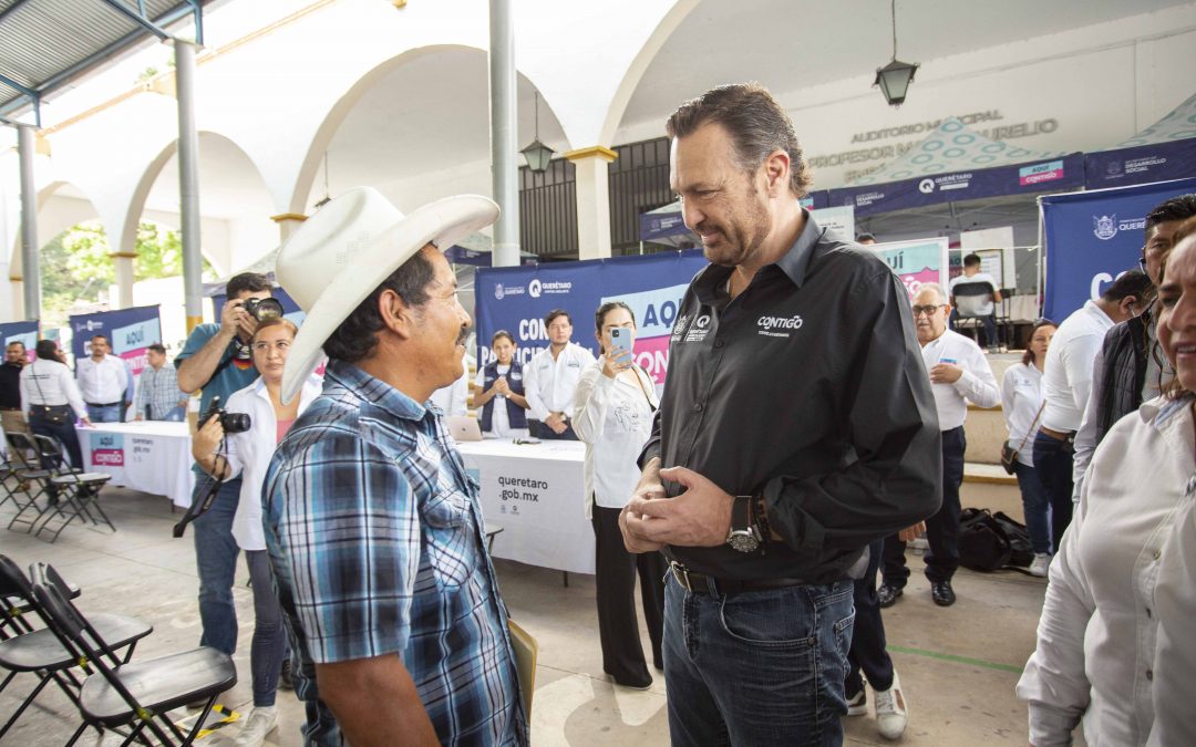 Jornada Aquí Contigo lleva atención a Jalpan de Serra