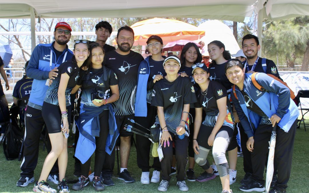 Equipo queretano de tiro con arco triunfa en Nacionales CONADE 2023