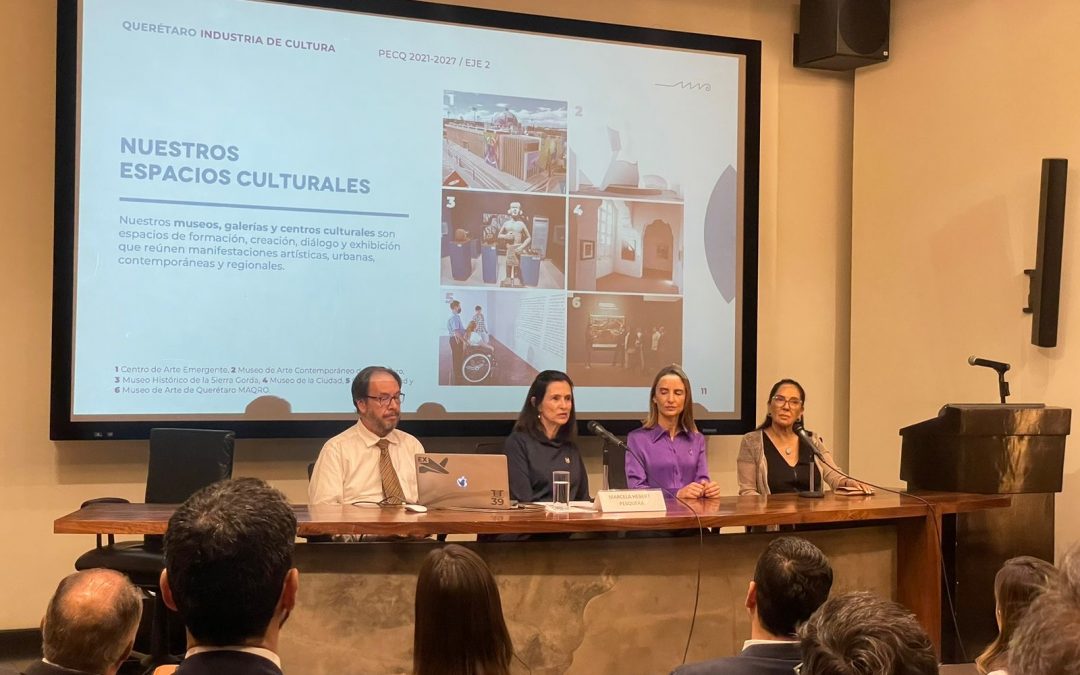 Llevan muestra cultural a integrantes del Club de Industriales en la CDMX