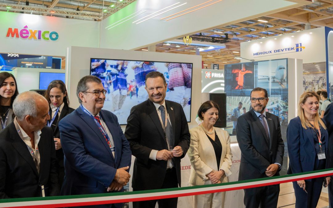 Participa Gobernador en inauguración del Pabellón México en el Paris Air Show 2023