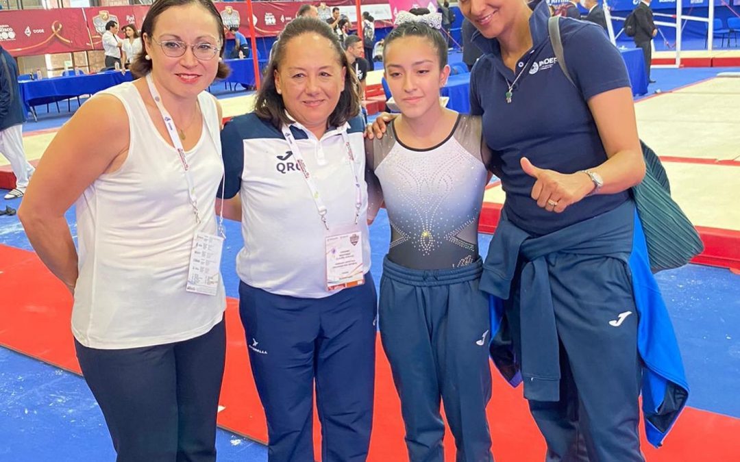 Cinco medallas para Querétaro en gimnasia artística