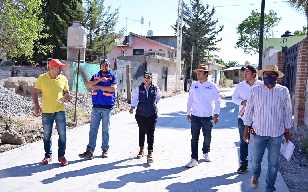 Titular de la CEI supervisa obras en Huimilpan