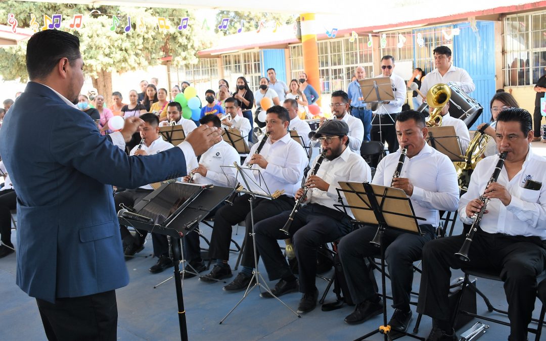 Cierra Banda de Música del Estado gira de conciertos didácticos en escuelas