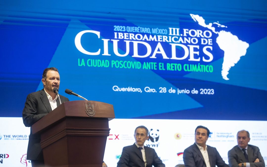 Participa Gobernador en Tercer Foro Iberoamericano de Ciudades 2023