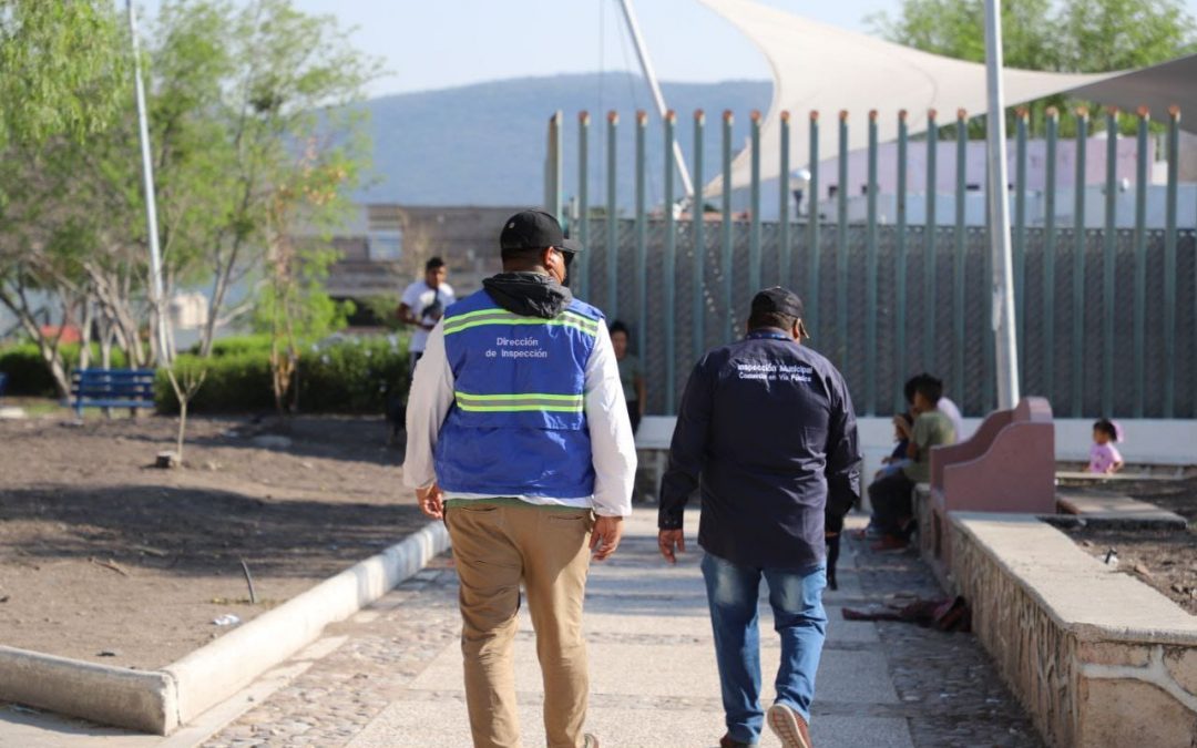 Operativo en San José el Alto para evitar comercio no autorizado y recuperar áreas públicas