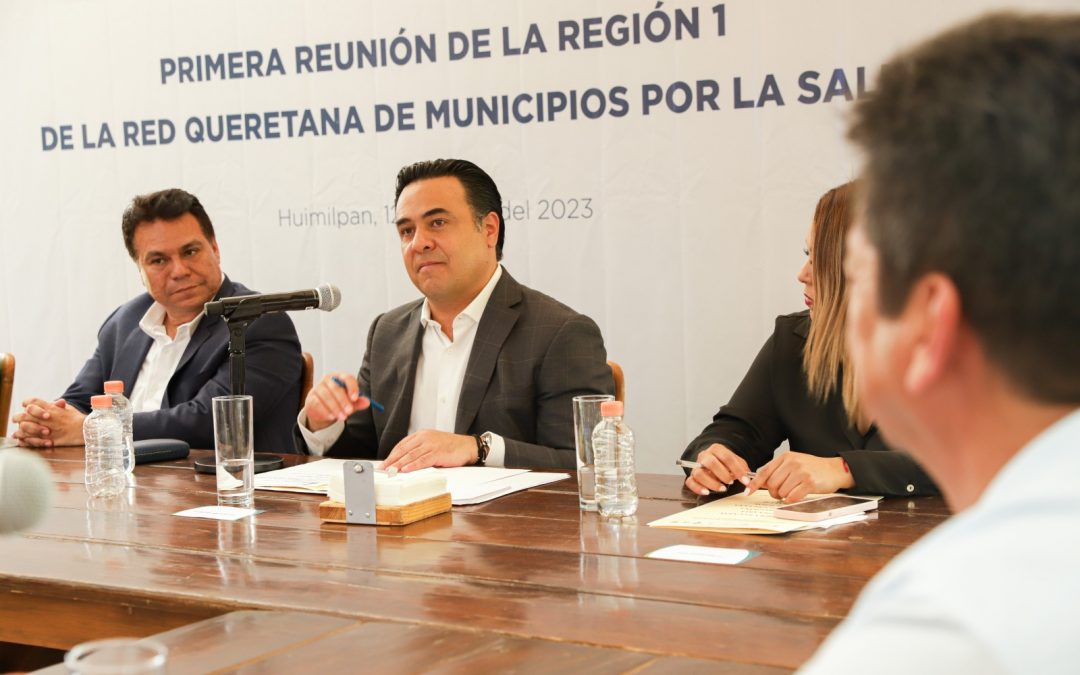 Encabeza Luis Nava reunión de la Red Queretana de Municipios por la Salud