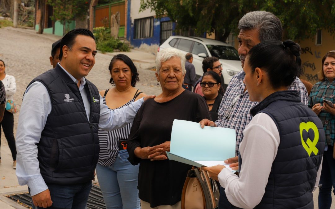 Entrega Luis Nava obras de urbanización e infraestructura en Loma Bonita